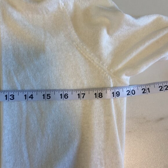 Gap Belted Open Cardigan Sweater Womens Size S White Lightweight Linen Blend NWT - Picture 9 of 10